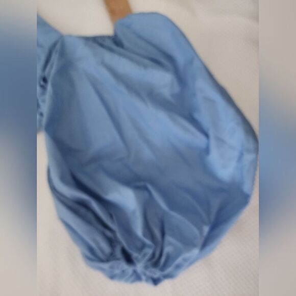 Abercrombie and fitch puff sleeve dress cotyon side pockets excellent condition - Picture 14 of 15